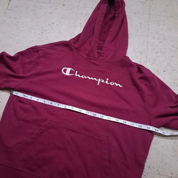 Champion | fusha (Pinkish~purple) simple logo pullover hoodie sweater - Picture 9 of 9